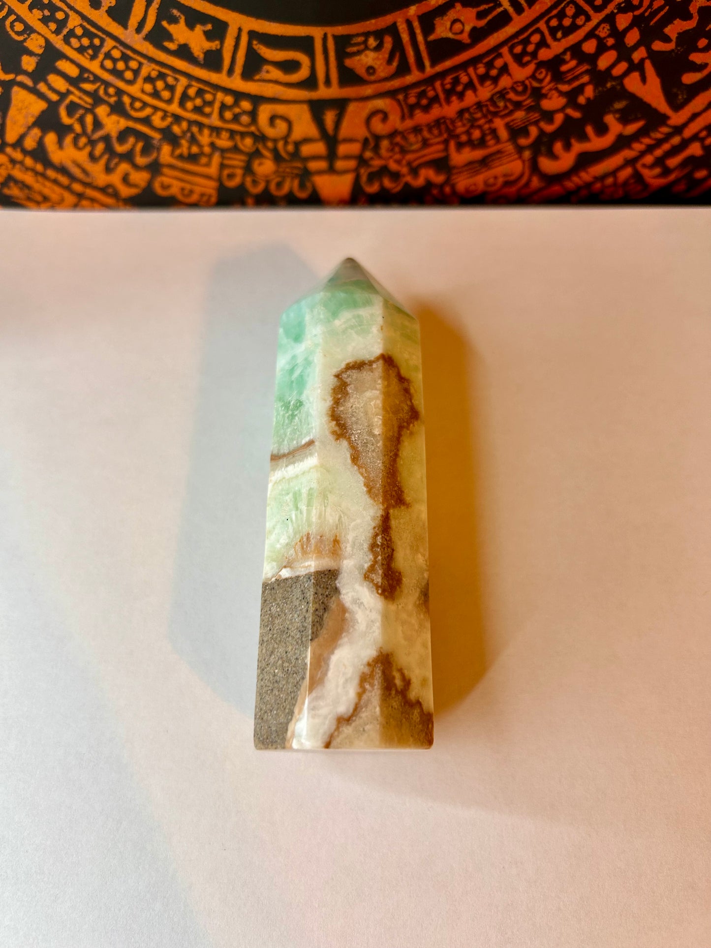 Caribbean Blue Calcite Tower