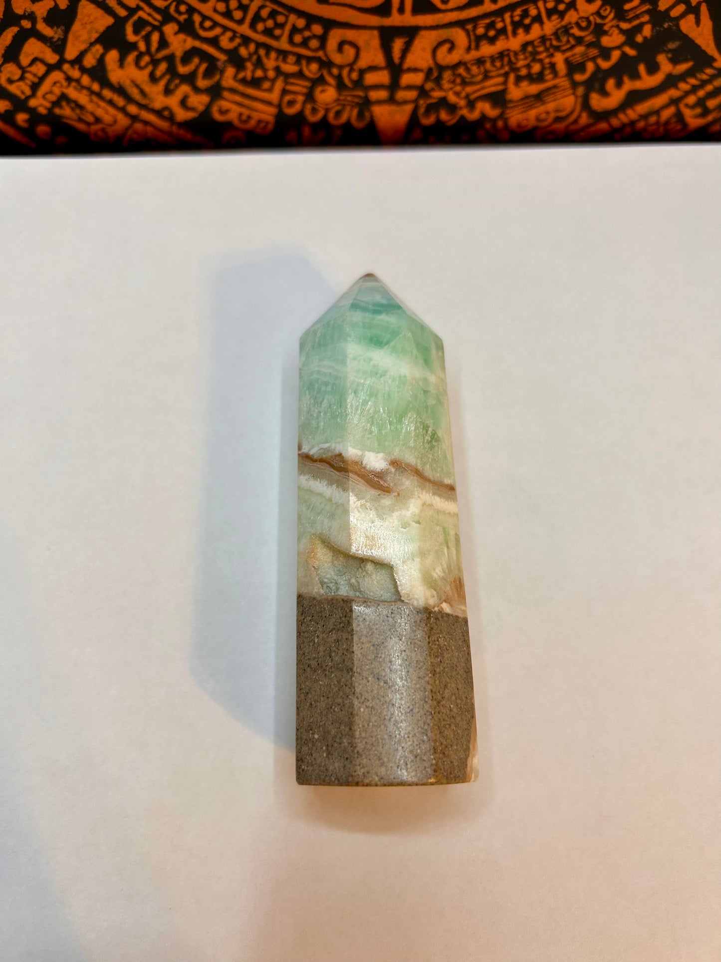 Caribbean Blue Calcite Tower