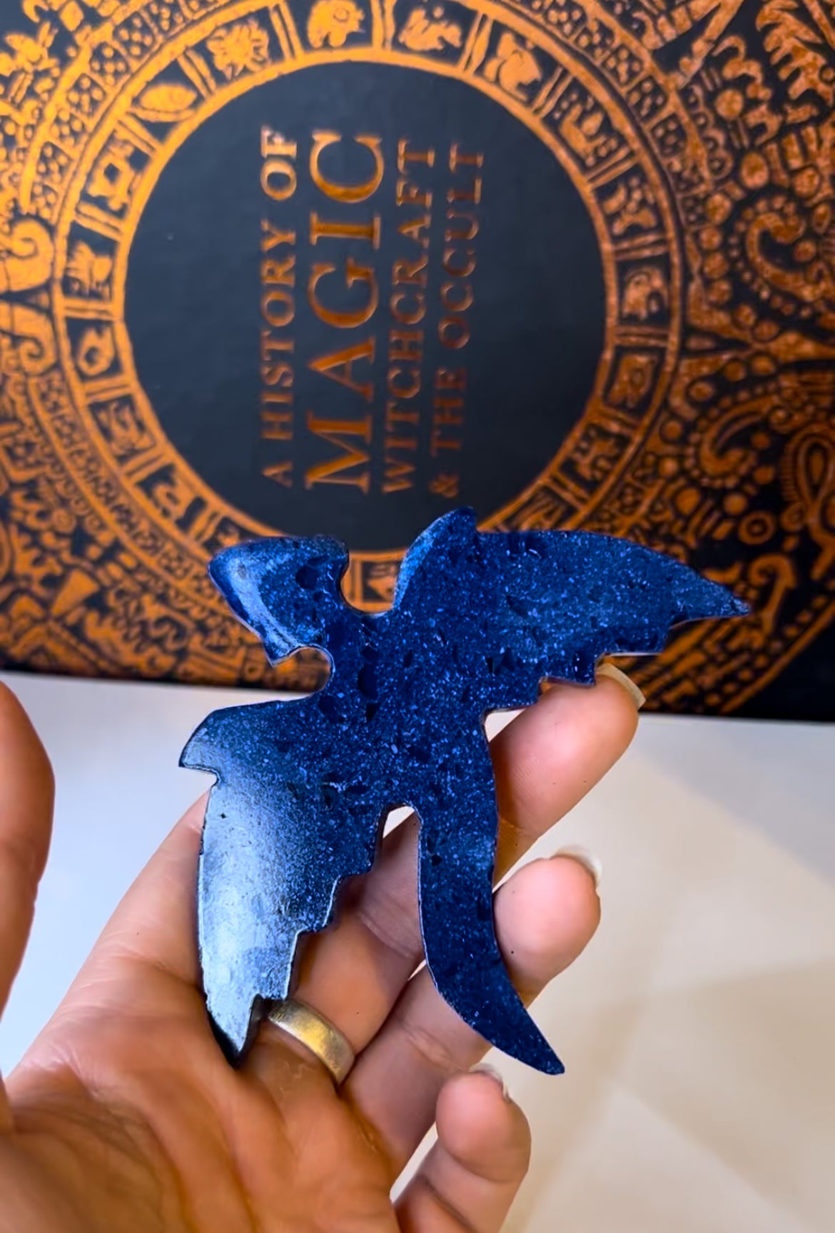 Lapis Lazuli, Carved, Dragon