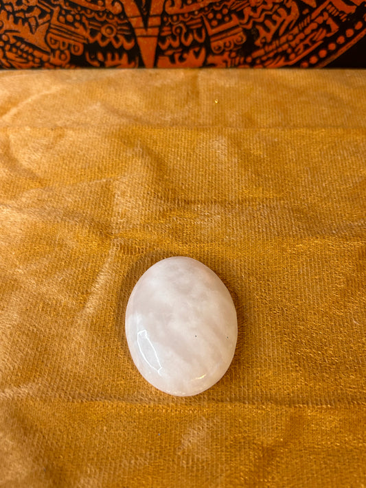 Pink Mangano Calcite, Palm Stone