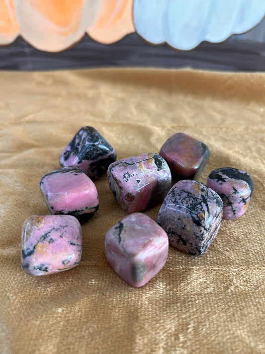 Rhodonite, Tumbled