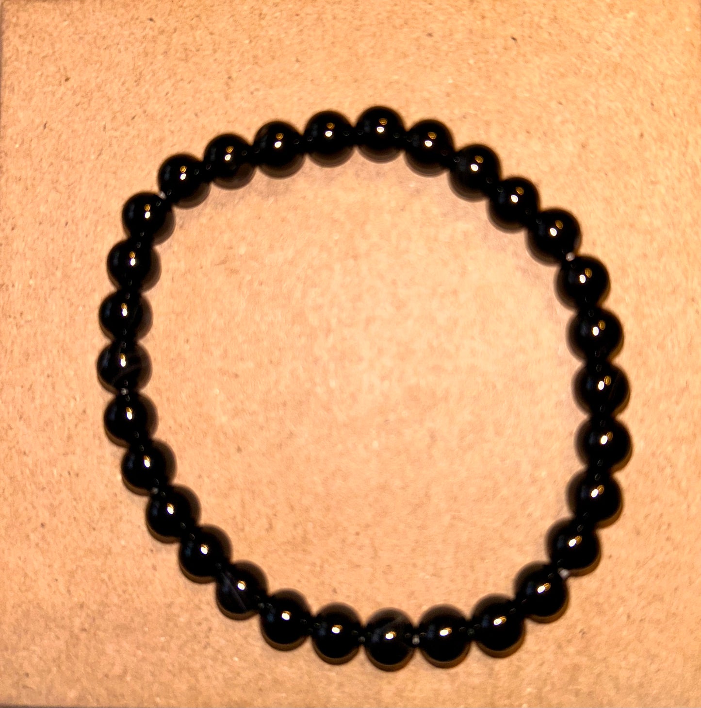 Black Agate, Bracelet (dyed)