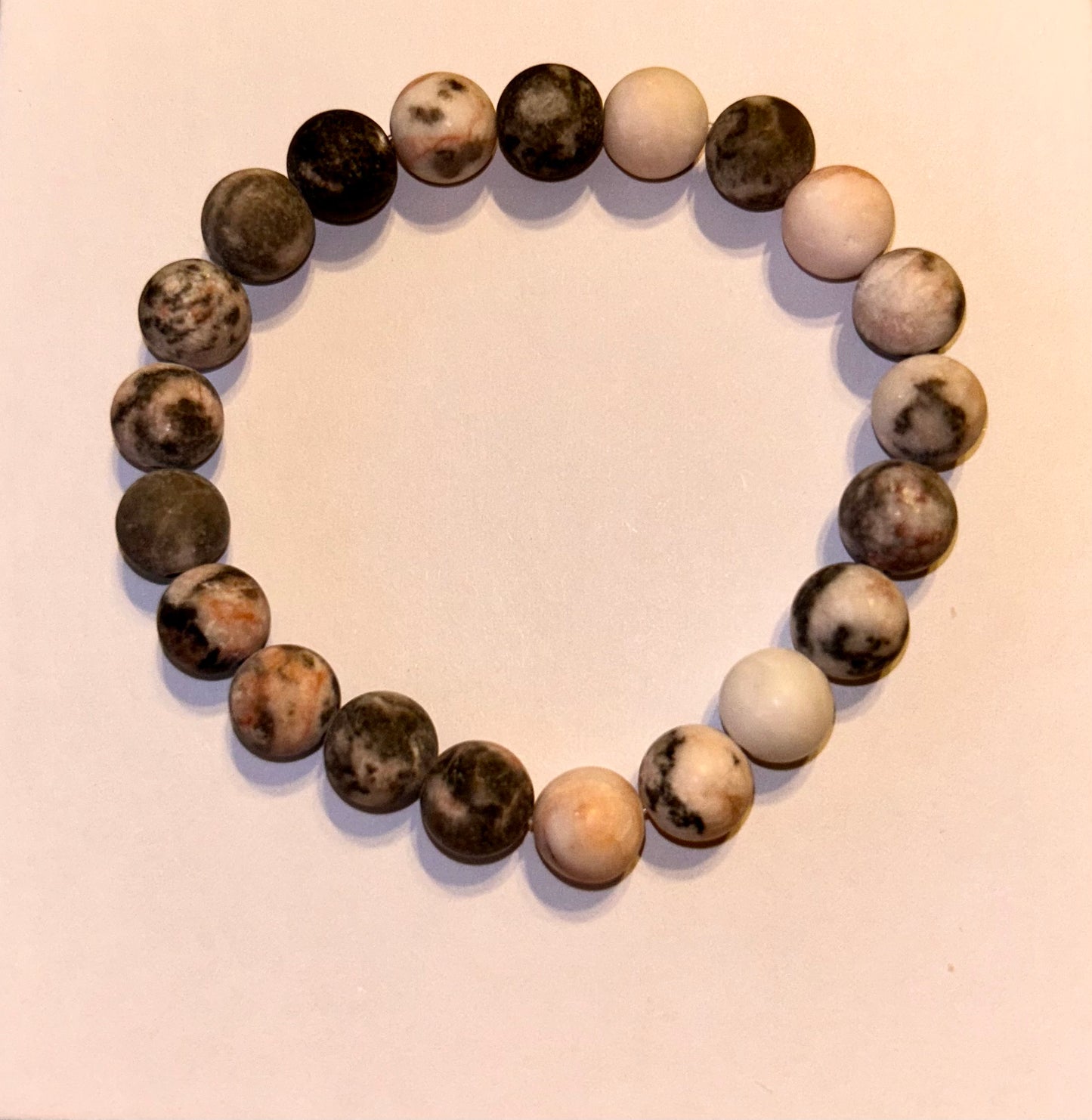 Pink Zebra Agate, Bracelet